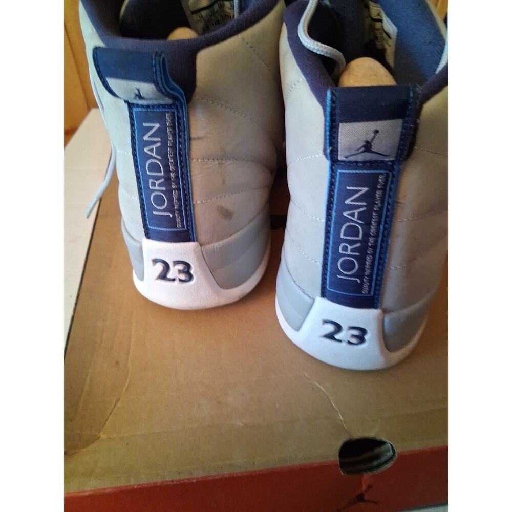 Jordan Air Jordan 14 Retro Grey University Blue High Top 130690-007 - Picture 4 of 8
